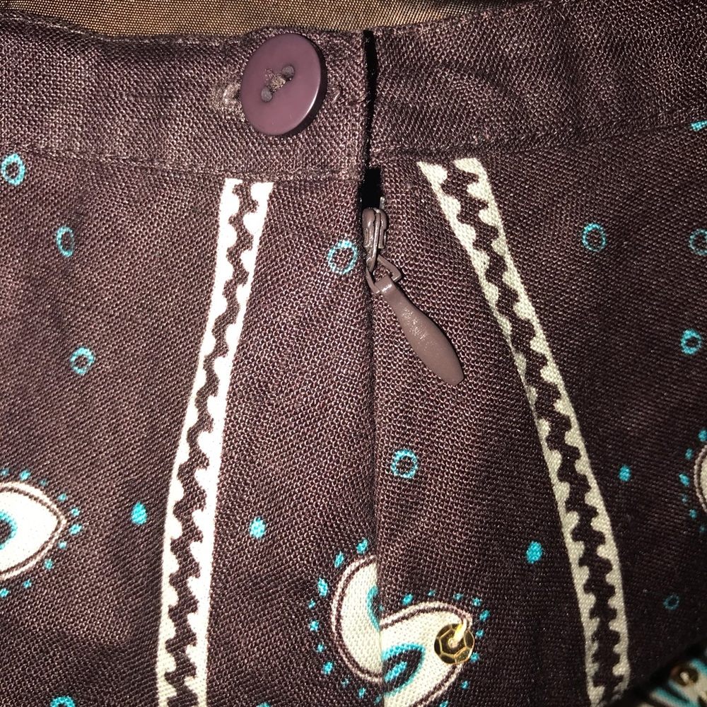 Linen Sequin Skirt by Carol Little - Picture 10 of 12